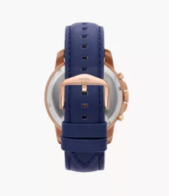 Alternative view of FOSSIL GRANT CRONOGRAPH NAVY LEATHER