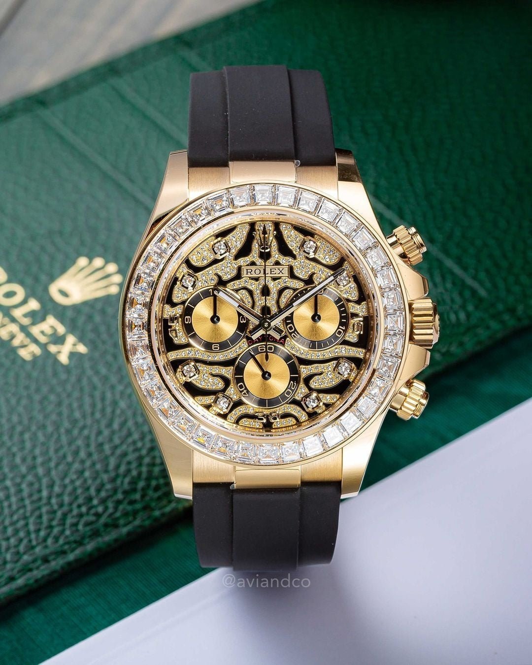 ROLEX DAYTONA EYE OF THE TIGER (GOLD) - Image 4