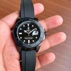 Alternative view of ROLEX YACHT MASTER OYSTER FLEX (BLACK - BLACK)