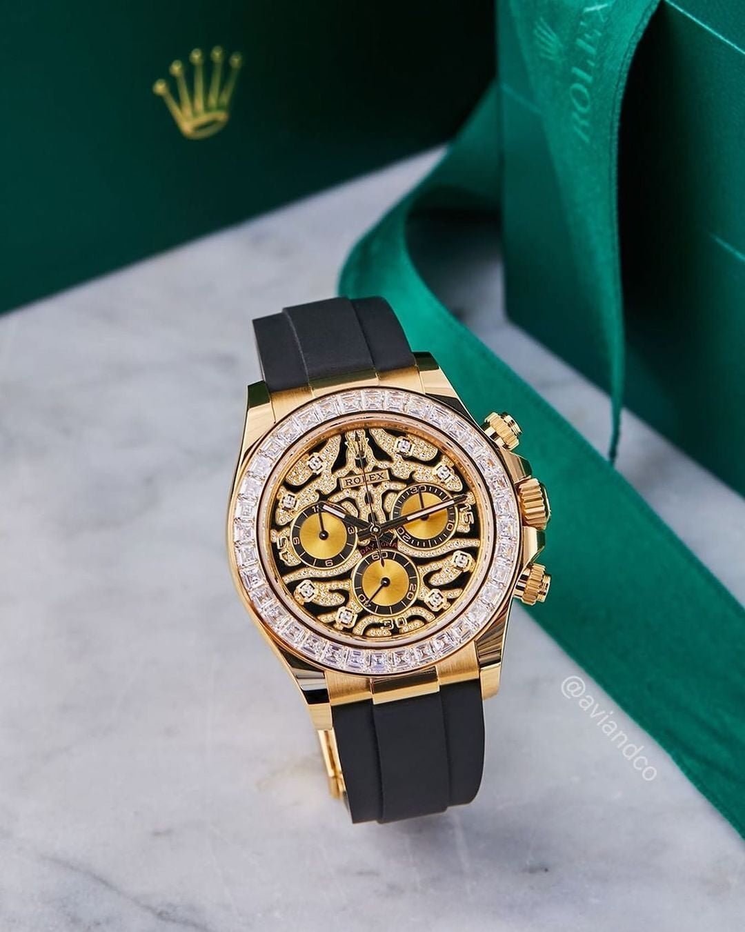 ROLEX DAYTONA EYE OF THE TIGER (GOLD) - Image 3