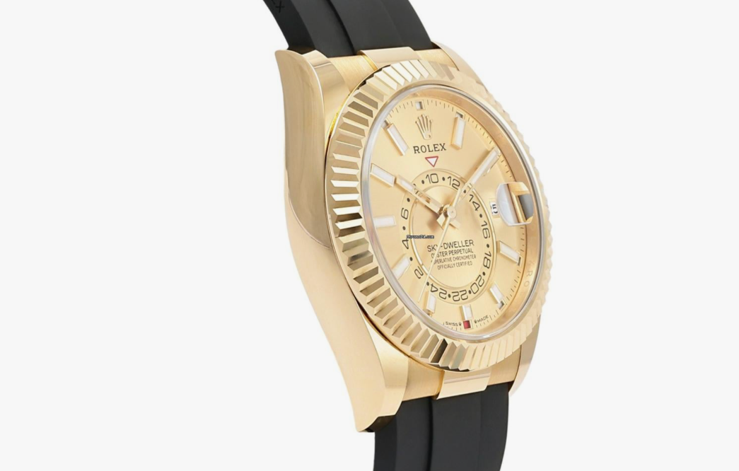ROLEX SKY DWELLER OYSTERFLEX (GOLD) - Image 7